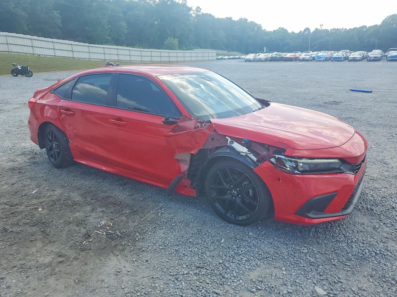 2023 Honda Civic Sport Red vin: 2HGFE2F58PH514874