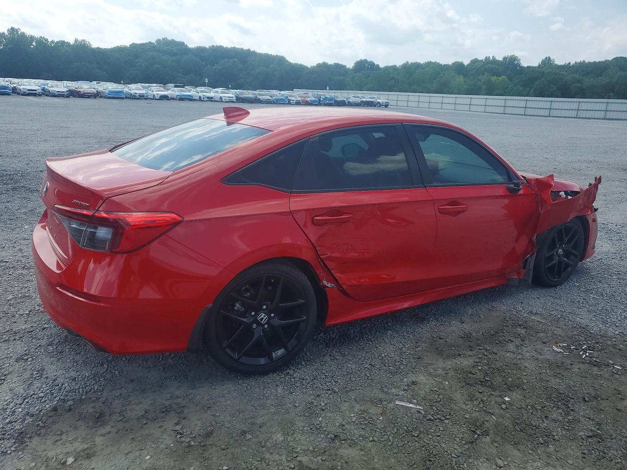 2023 Honda Civic Sport Red vin: 2HGFE2F58PH514874