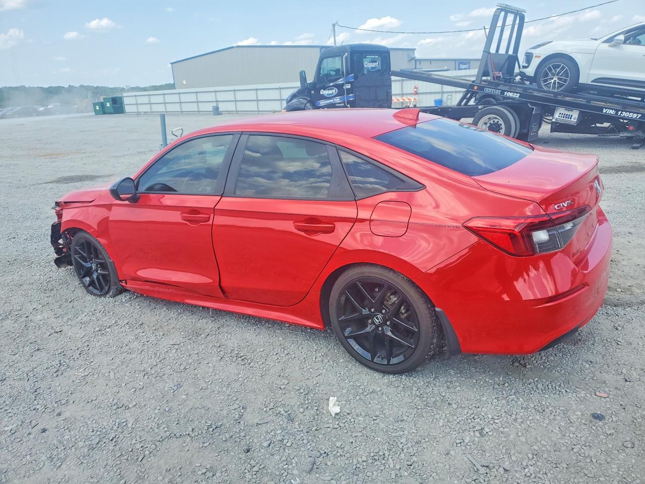 2023 Honda Civic Sport Red vin: 2HGFE2F58PH514874