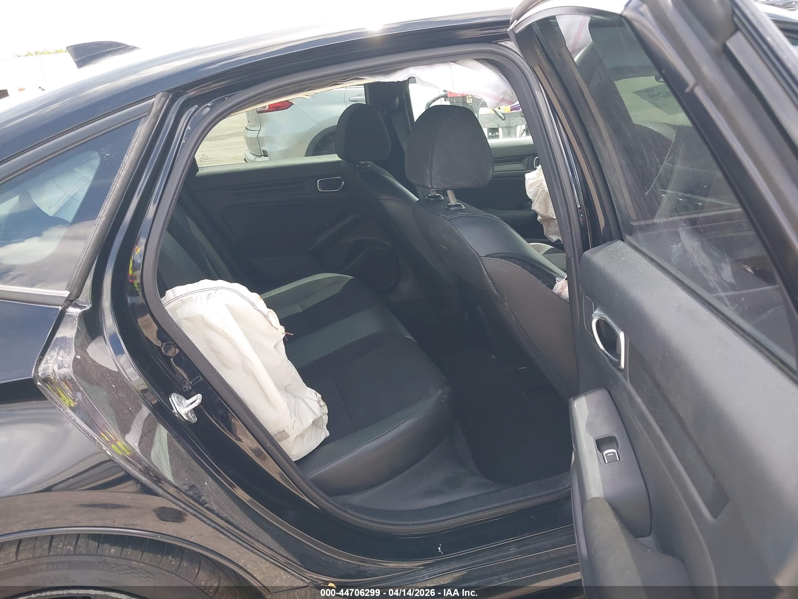2023 Honda Civic Sport Черный vin: 2HGFE2F58PH527835