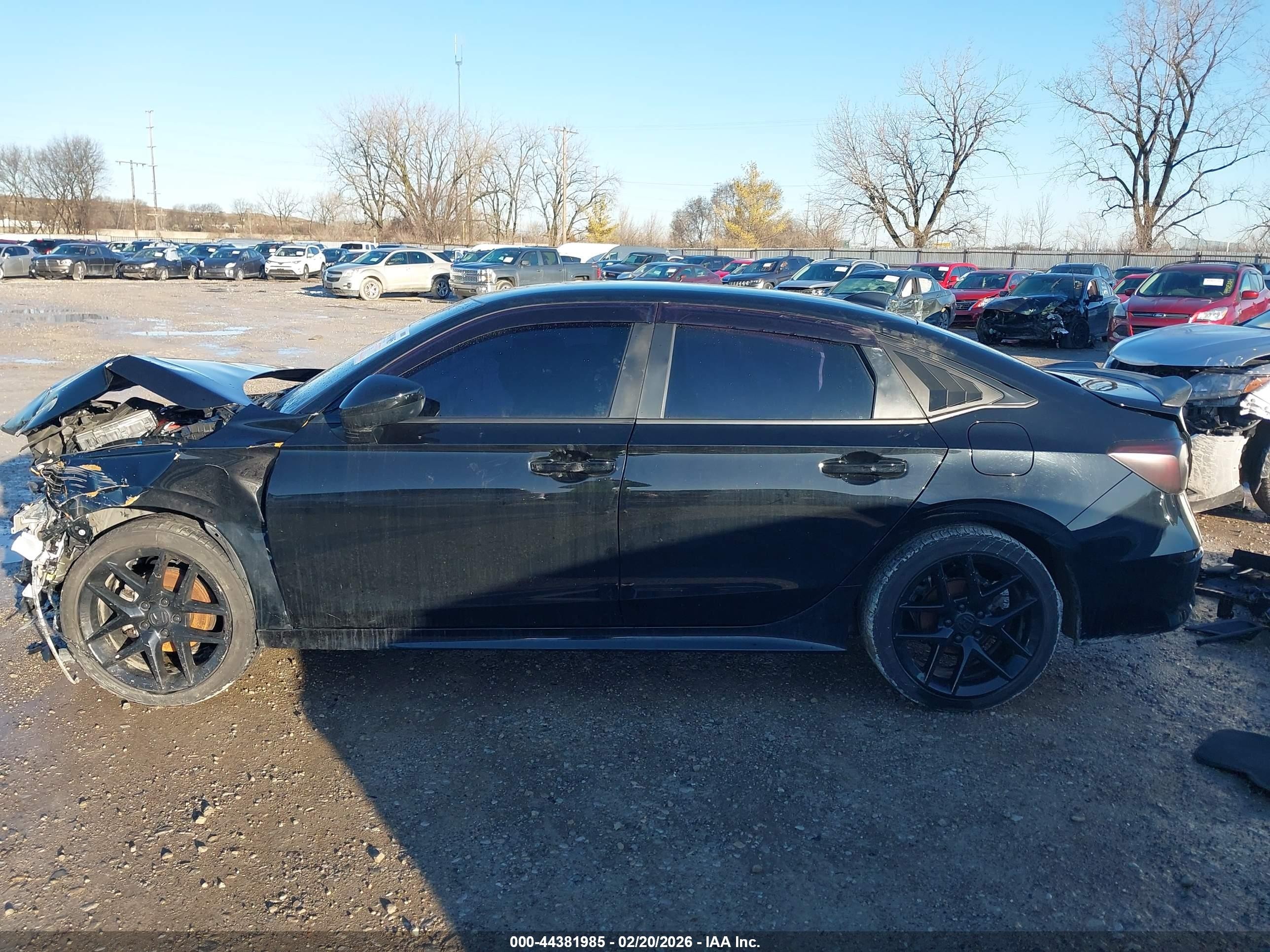 2023 Honda Civic Sport Черный vin: 2HGFE2F58PH530220