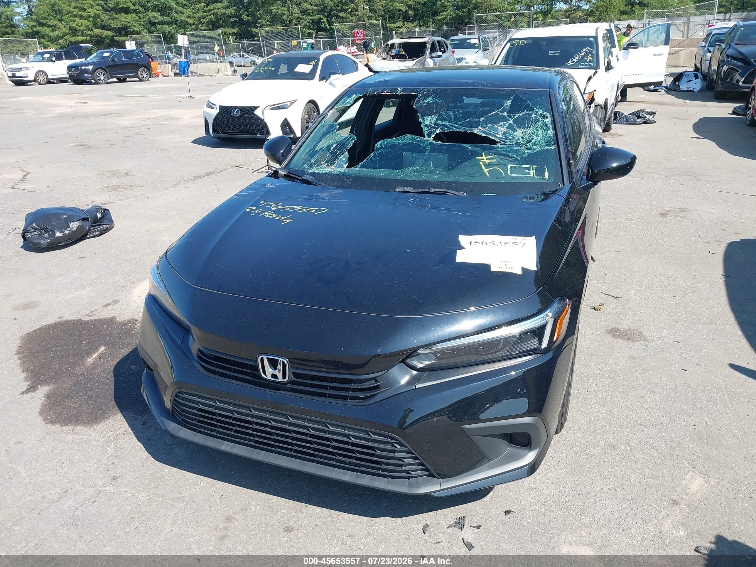 2024 Honda Civic Sport Black vin: 2HGFE2F58RH535579