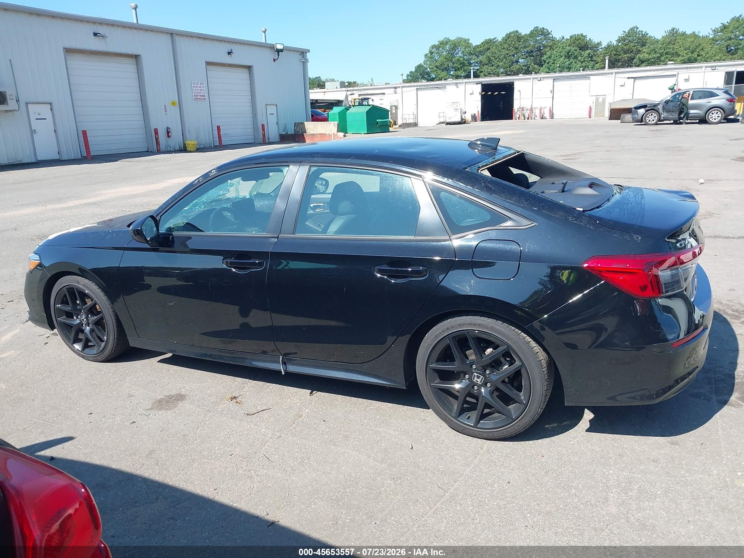 2024 Honda Civic Sport Black vin: 2HGFE2F58RH535579