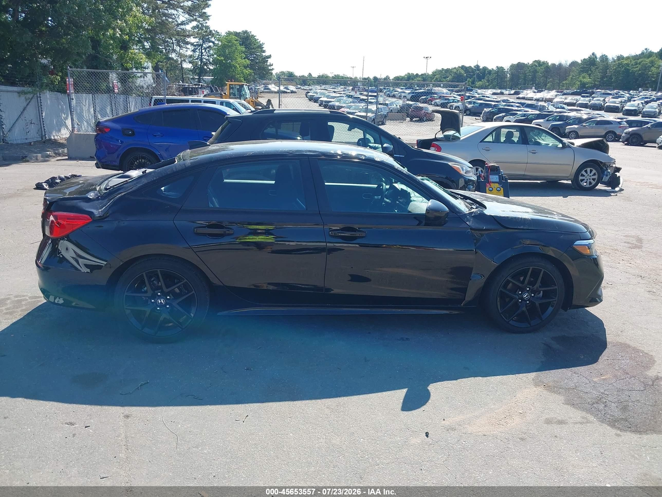 2024 Honda Civic Sport Black vin: 2HGFE2F58RH535579