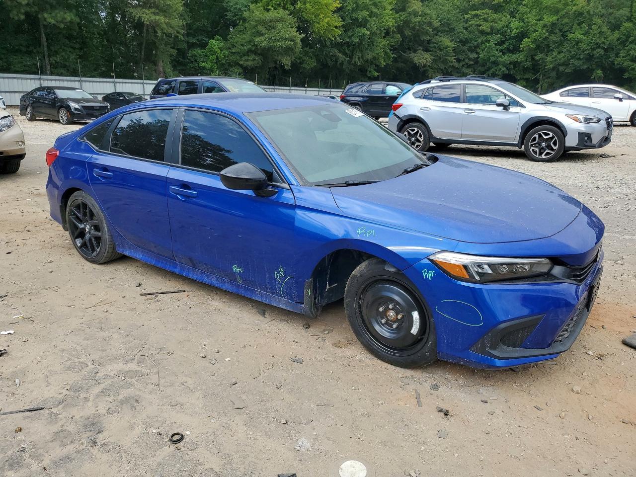 2024 Honda Civic Sport Blue vin: 2HGFE2F58RH569568