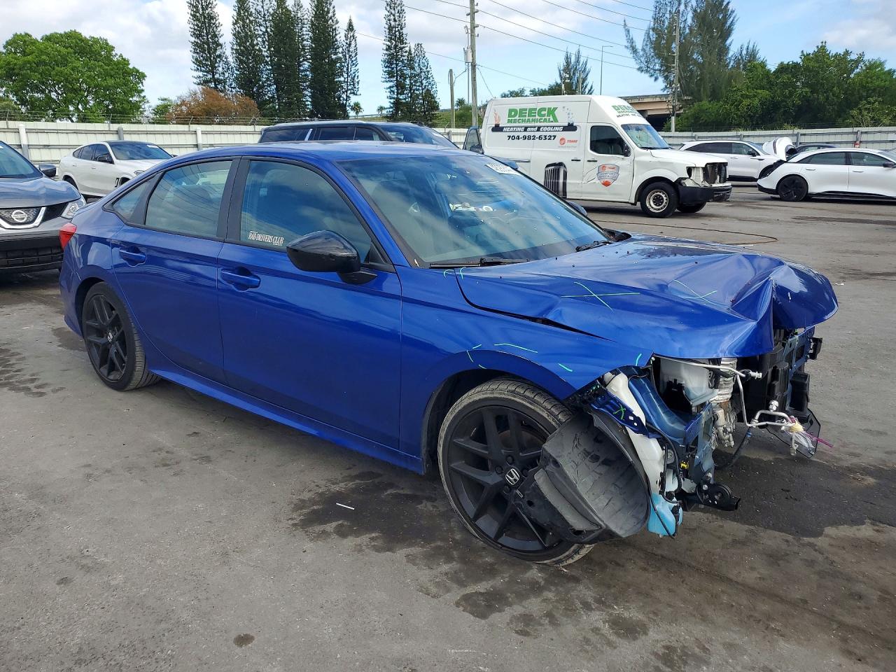 2024 Honda Civic Sport Blue vin: 2HGFE2F58RH576813