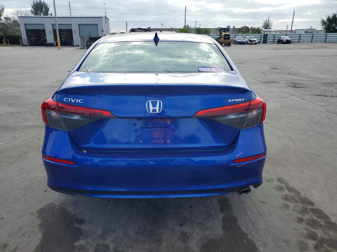 2024 Honda Civic Sport Blue vin: 2HGFE2F58RH576813
