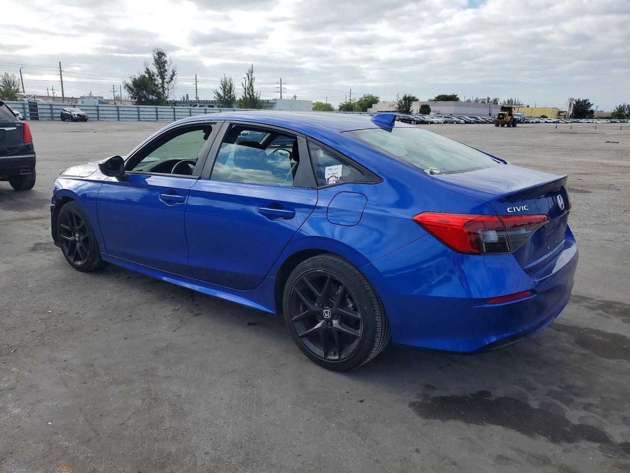 2024 Honda Civic Sport Blue vin: 2HGFE2F58RH576813