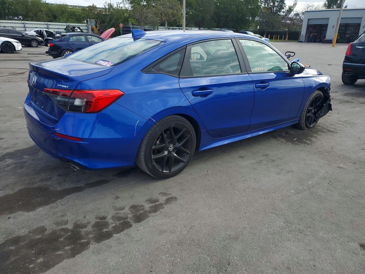 2024 Honda Civic Sport Blue vin: 2HGFE2F58RH576813