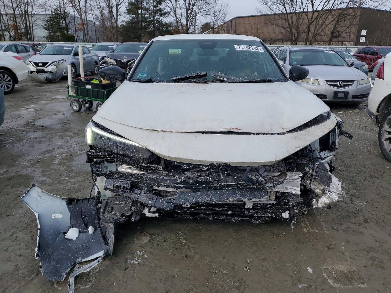 2026 Honda Civic Sport White vin: 2HGFE2F58TH506672