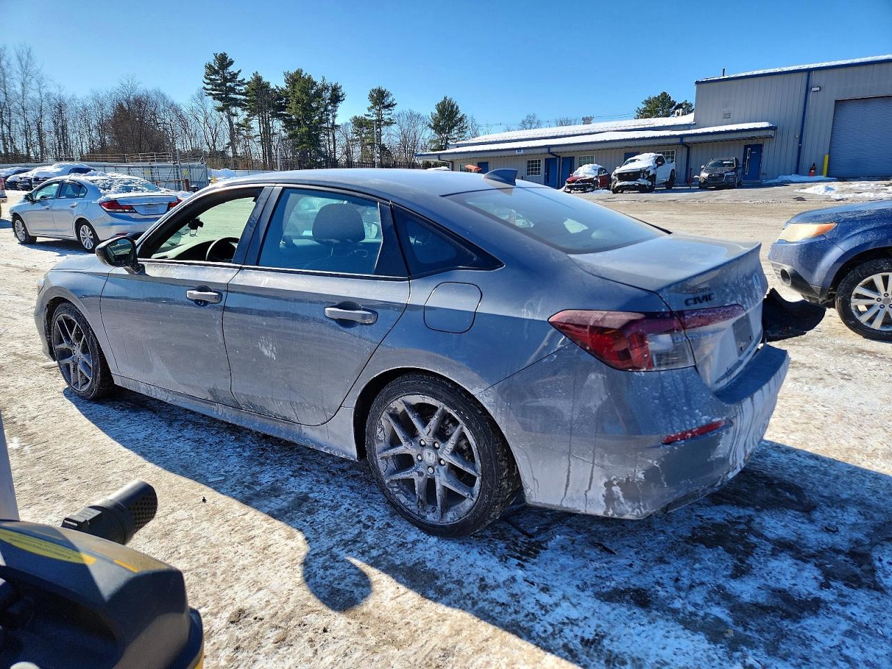 2026 Honda Civic Sport Gray vin: 2HGFE2F58TH535377