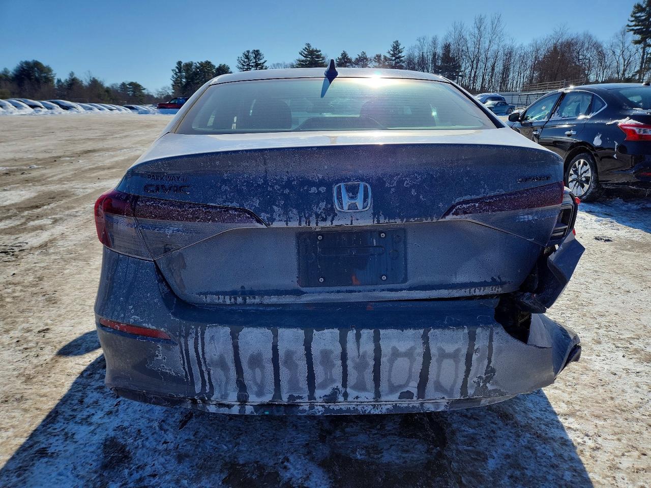 2026 Honda Civic Sport Gray vin: 2HGFE2F58TH535377
