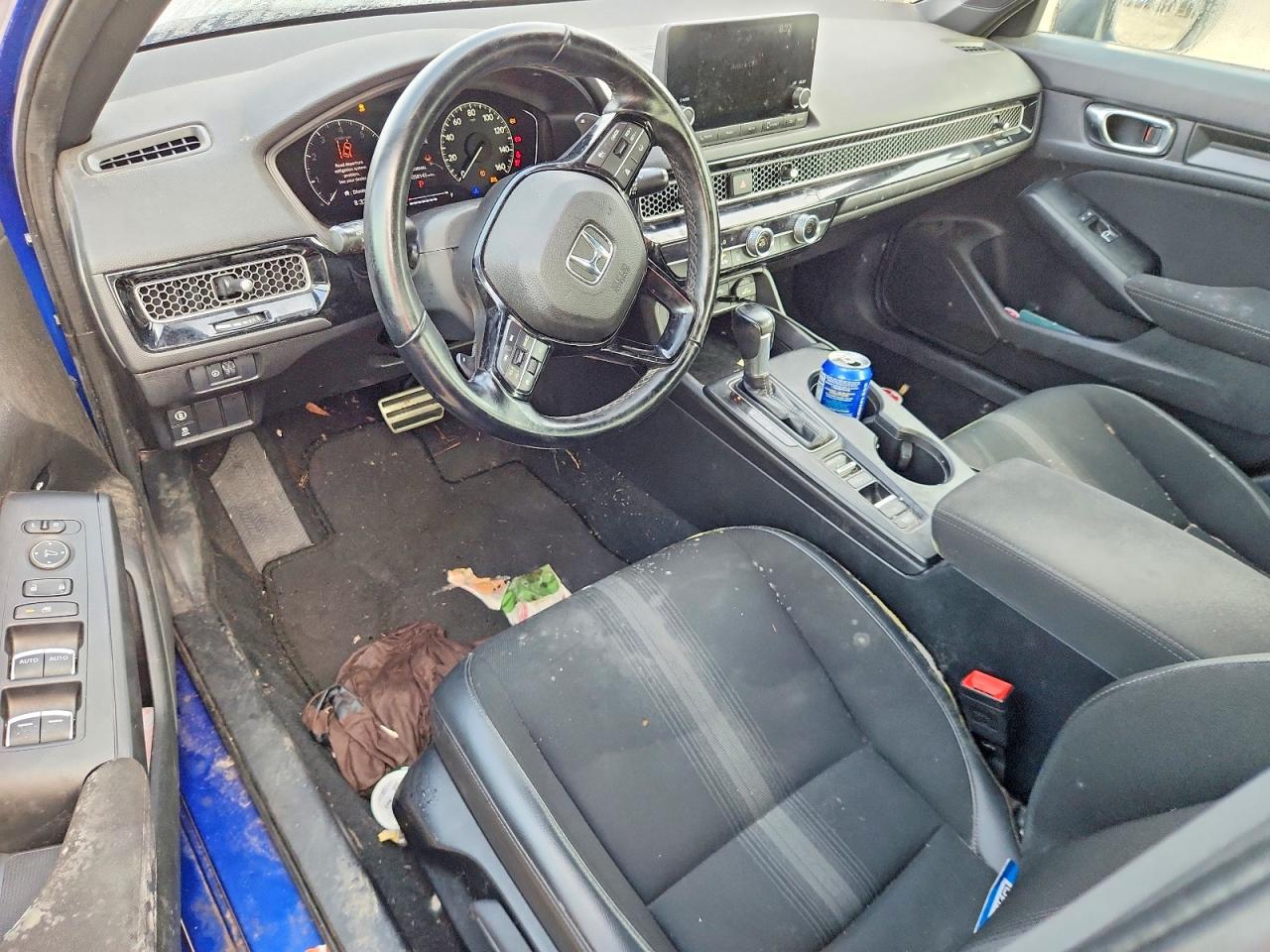 2022 Honda Civic Sport Синий vin: 2HGFE2F59NH535505