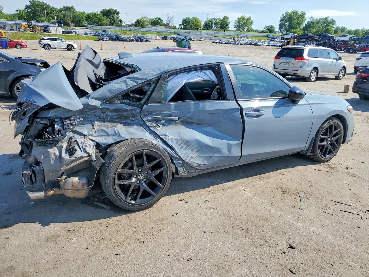 2022 Honda Civic Sport Silver vin: 2HGFE2F59NH594490