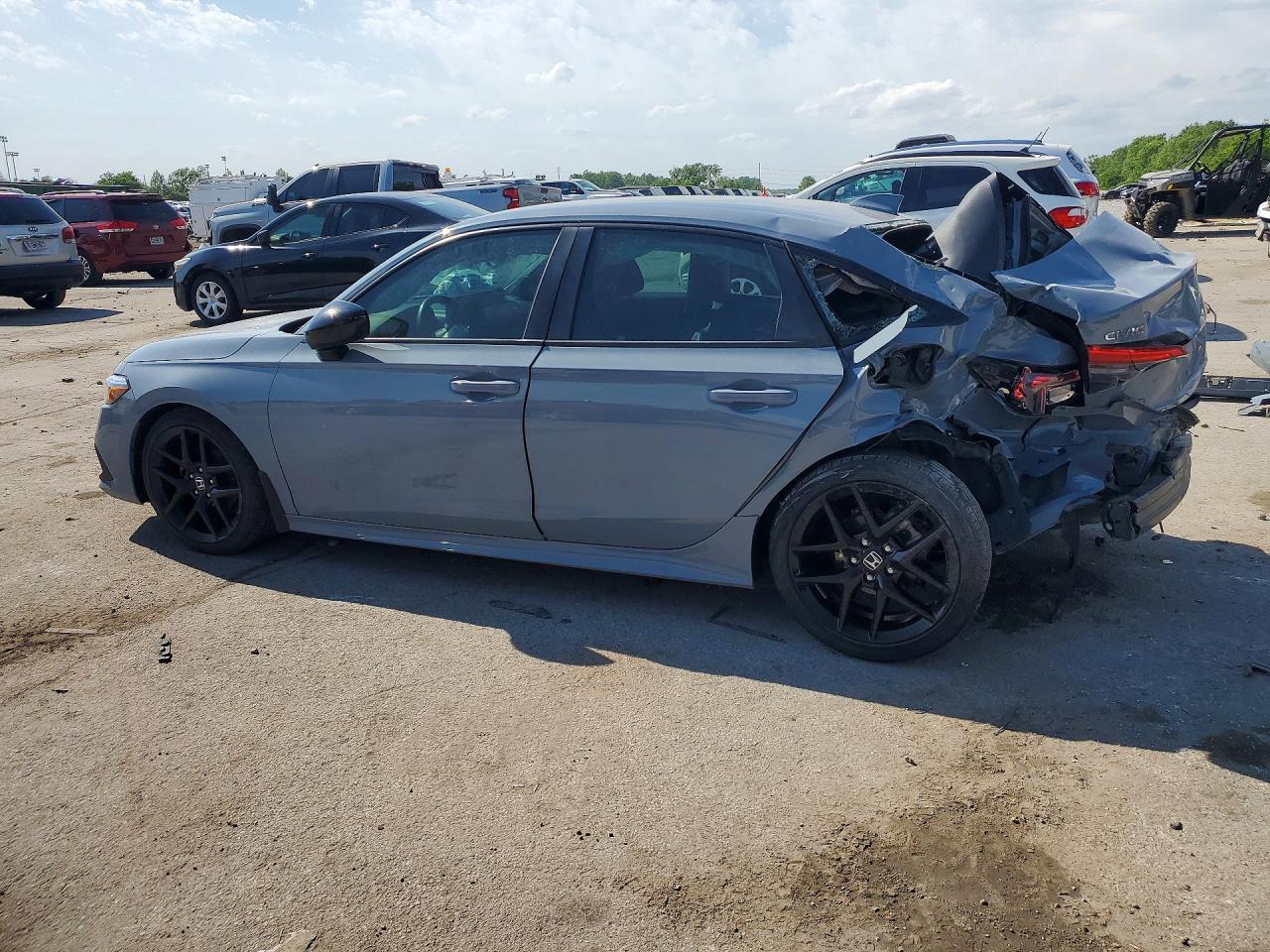 2022 Honda Civic Sport Silver vin: 2HGFE2F59NH594490