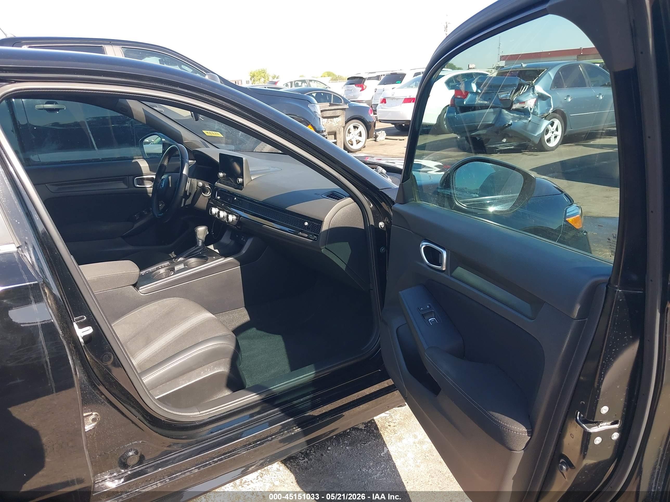 2022 Honda Civic Sport Черный vin: 2HGFE2F59NH606847