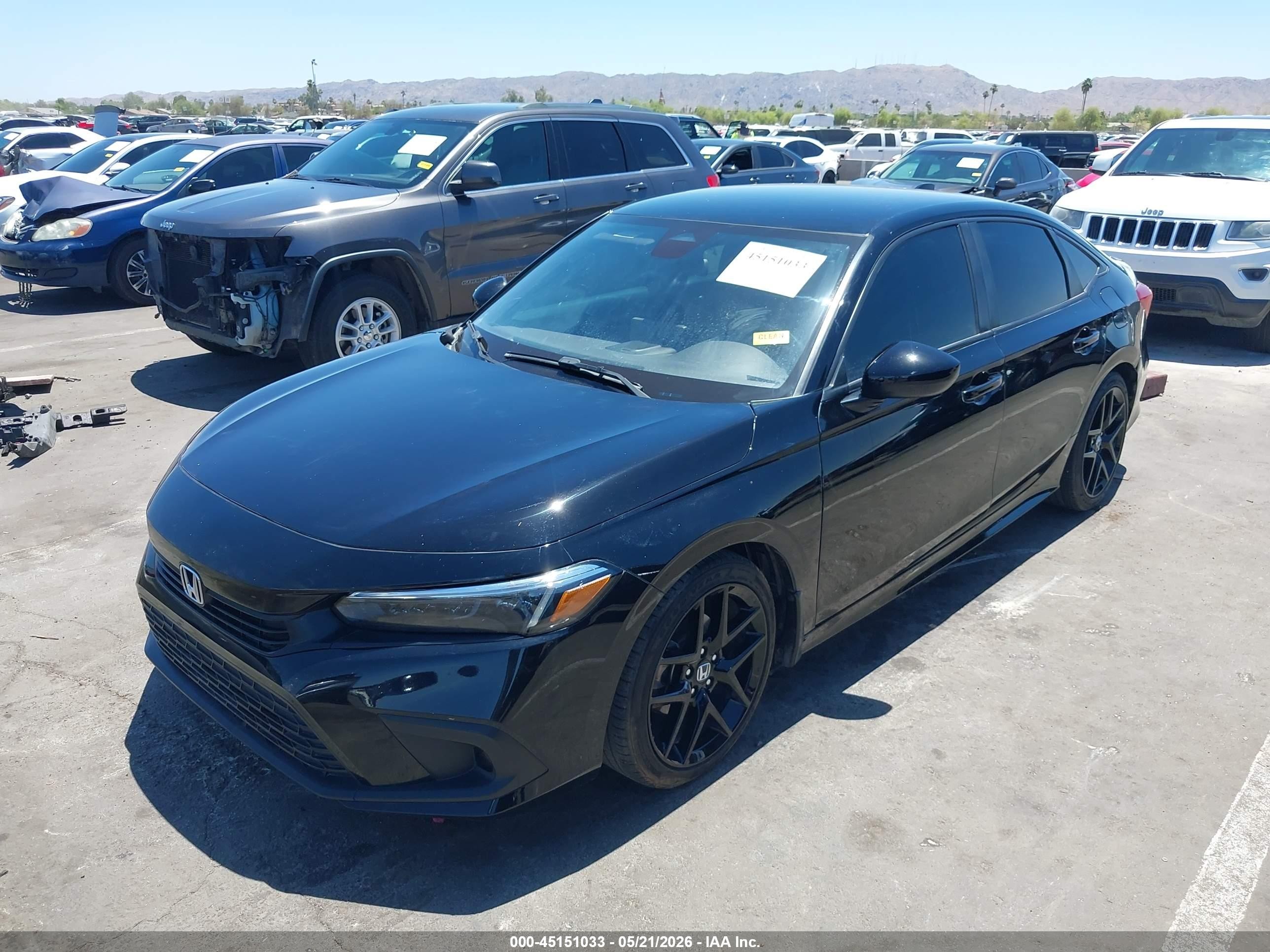 2022 Honda Civic Sport Черный vin: 2HGFE2F59NH606847