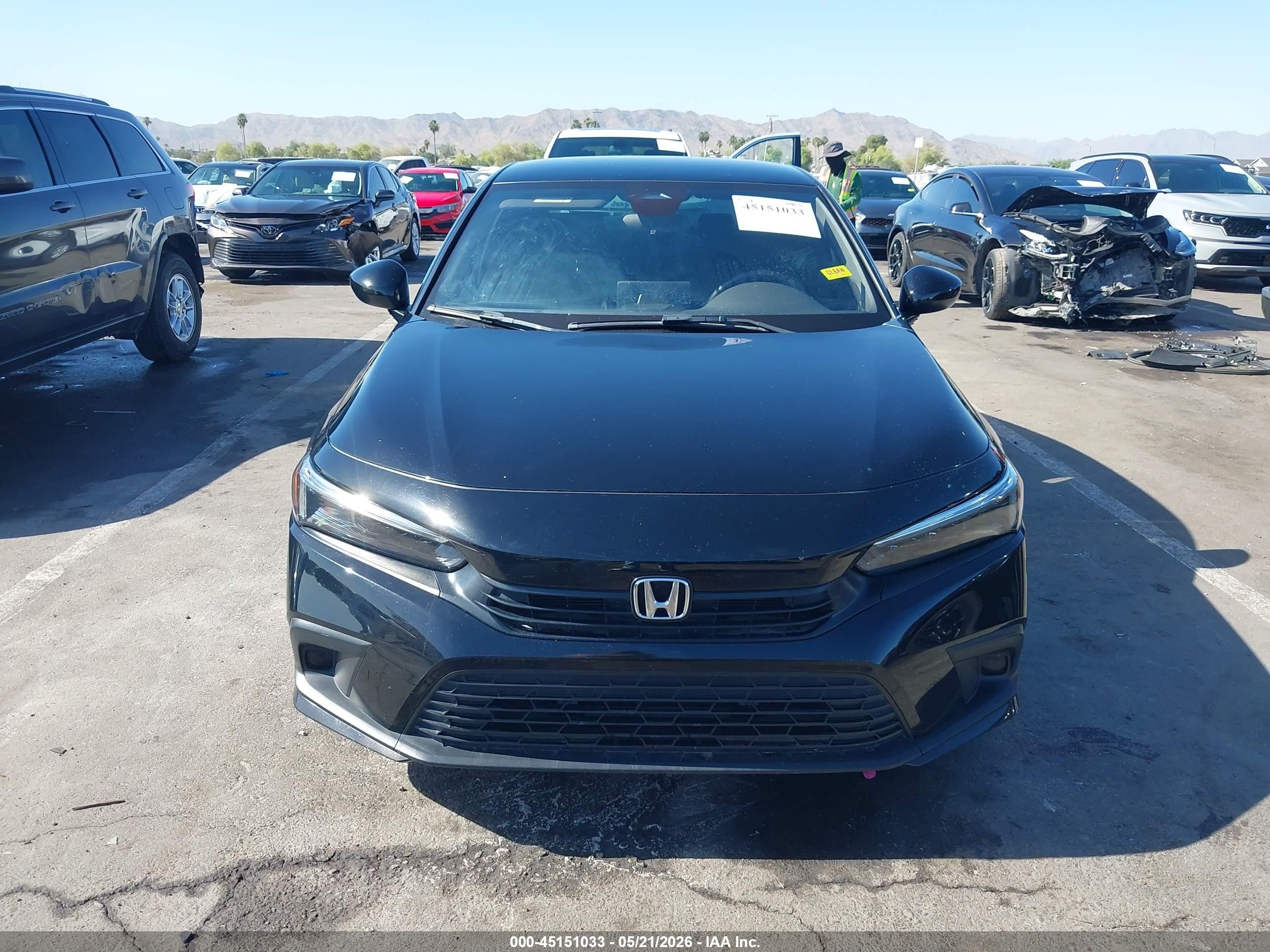 2022 Honda Civic Sport Черный vin: 2HGFE2F59NH606847