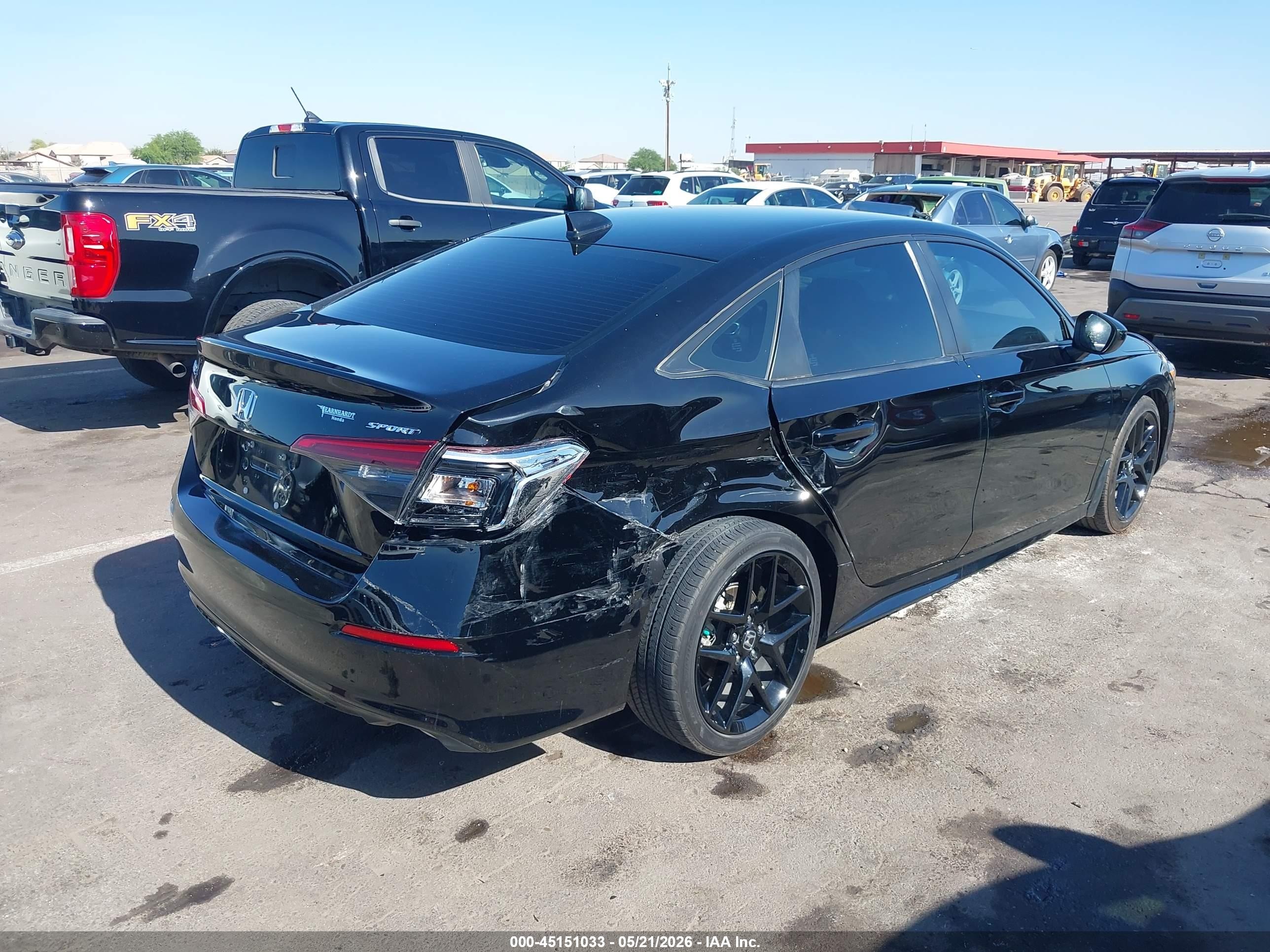 2022 Honda Civic Sport Черный vin: 2HGFE2F59NH606847