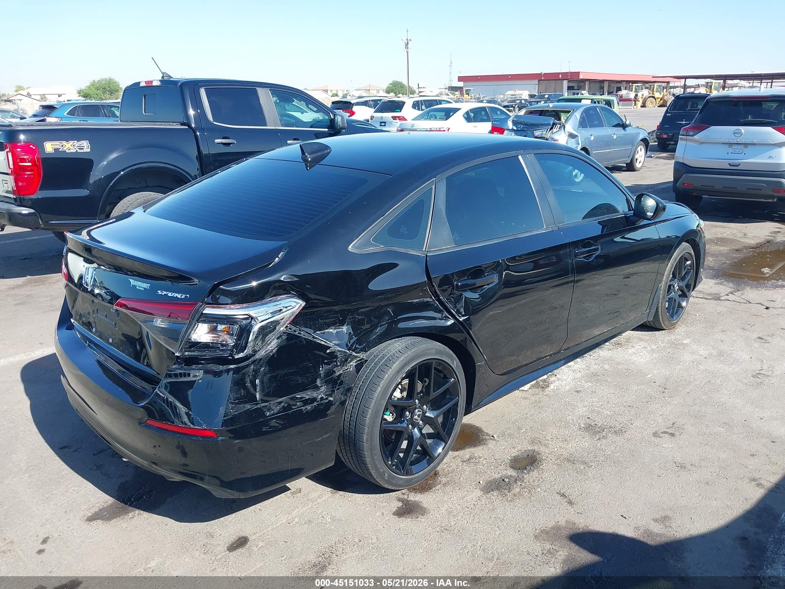 2022 Honda Civic Sport Черный vin: 2HGFE2F59NH606847