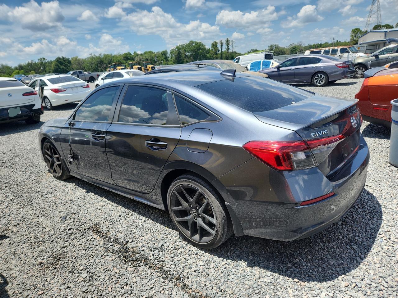 2022 Honda Civic Sport Gray vin: 2HGFE2F59NH607240