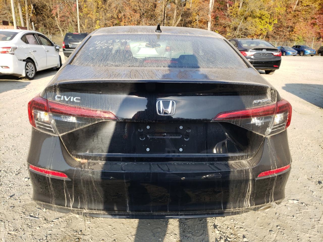 2022 Honda Civic Sport Black vin: 2HGFE2F59NH607755