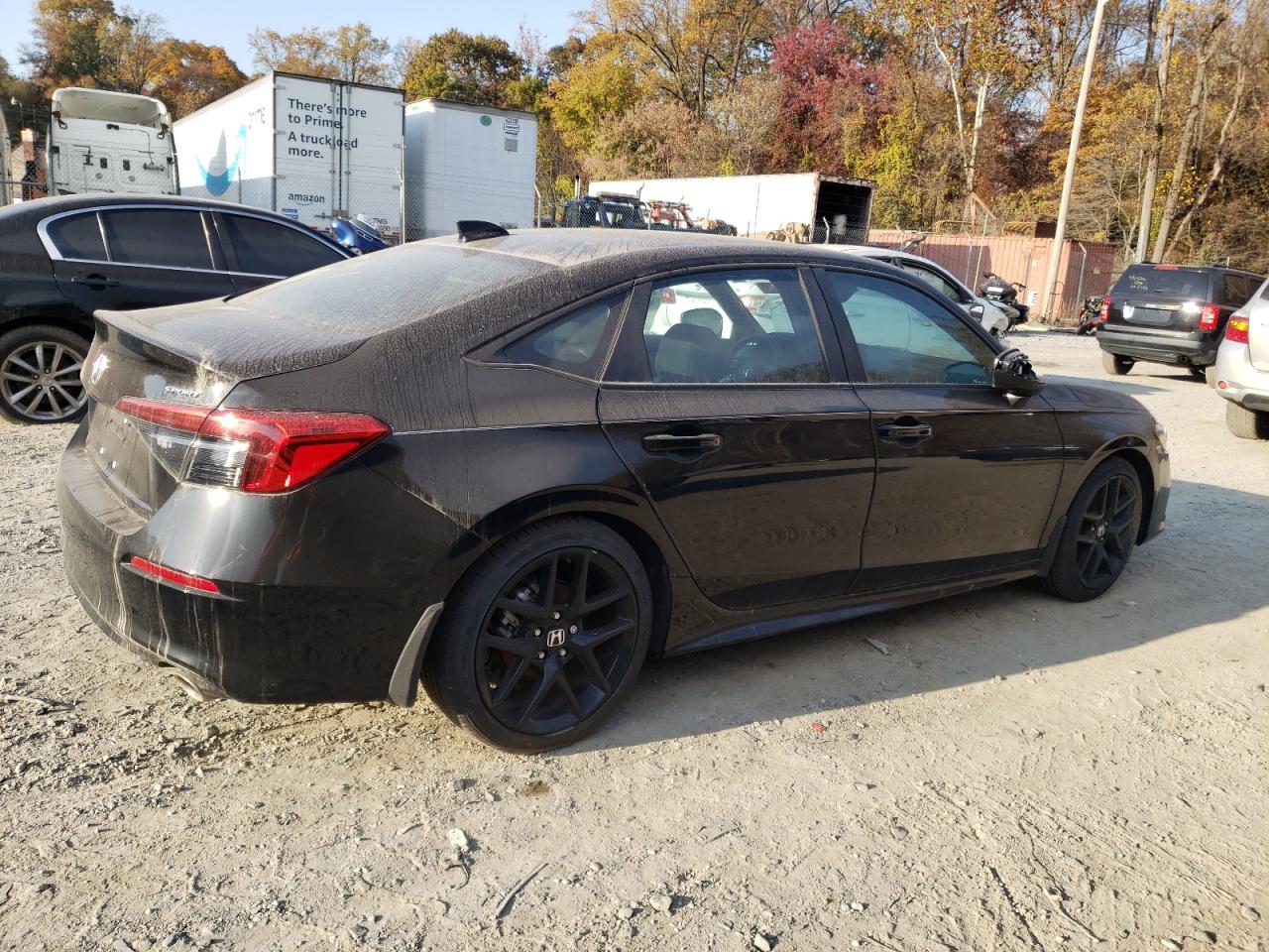 2022 Honda Civic Sport Black vin: 2HGFE2F59NH607755