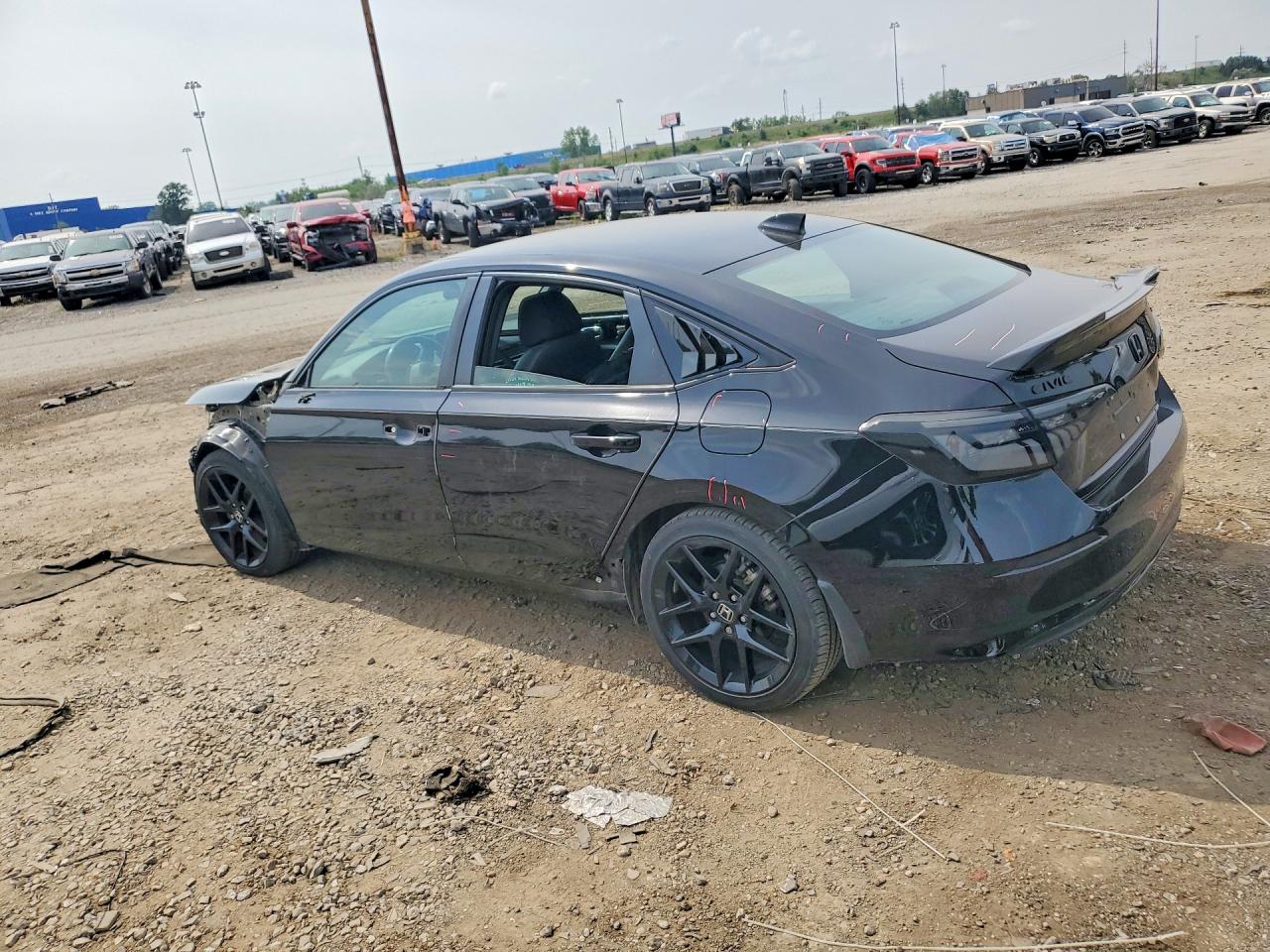2022 Honda Civic Sport Black vin: 2HGFE2F59NH607755