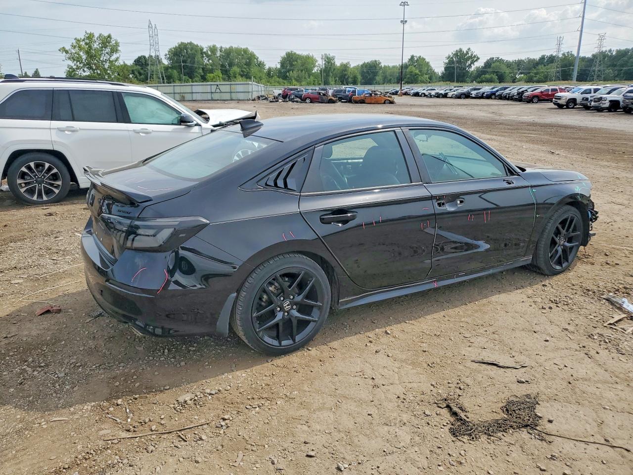 2022 Honda Civic Sport Black vin: 2HGFE2F59NH607755