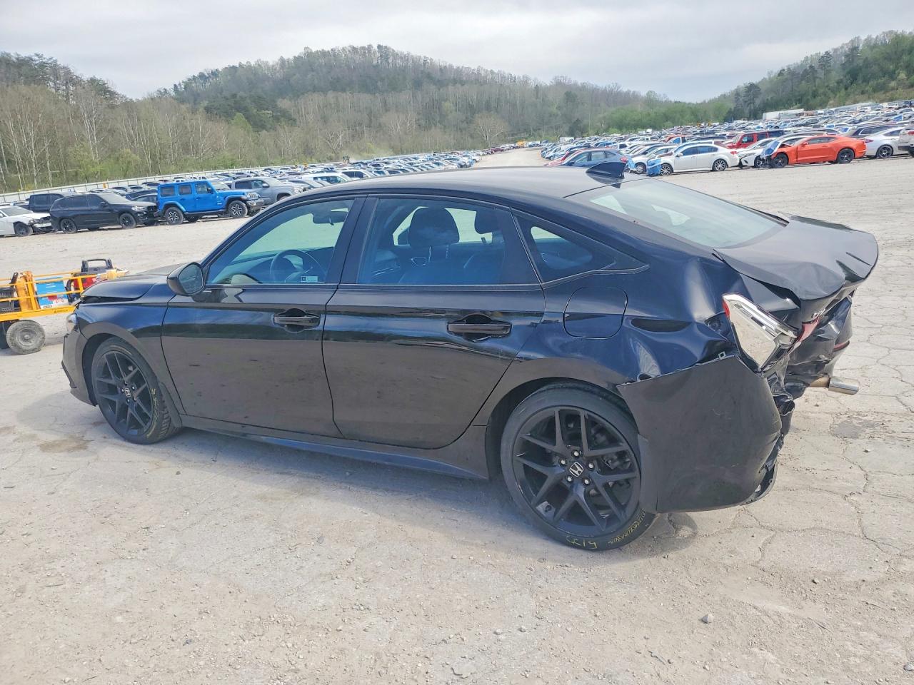 2023 Honda Civic Sport Black vin: 2HGFE2F59PH524877
