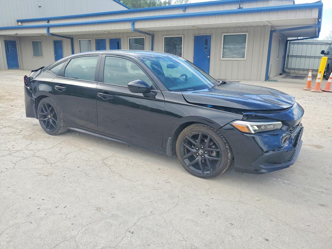 2023 Honda Civic Sport Black vin: 2HGFE2F59PH524877
