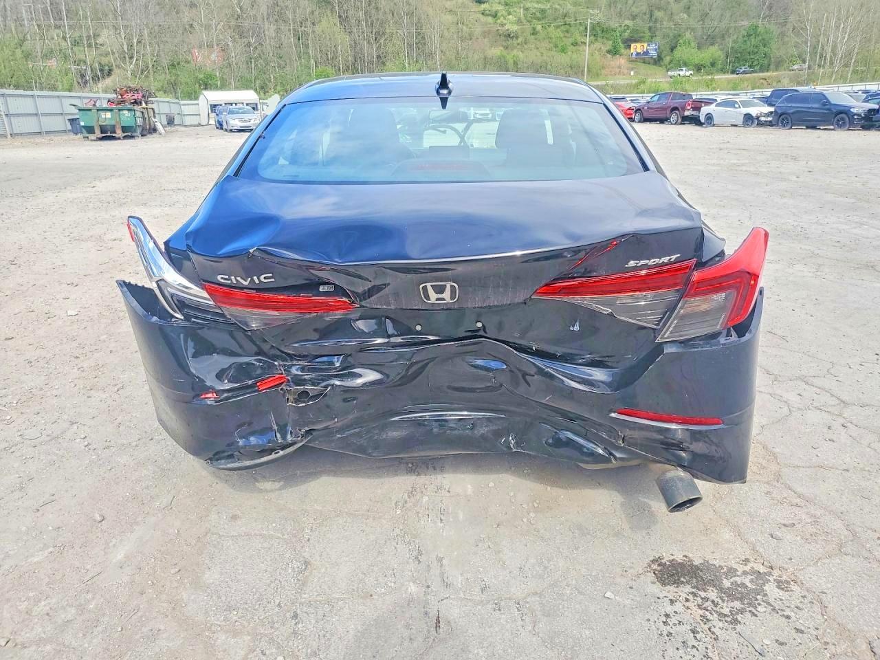 2023 Honda Civic Sport Black vin: 2HGFE2F59PH524877