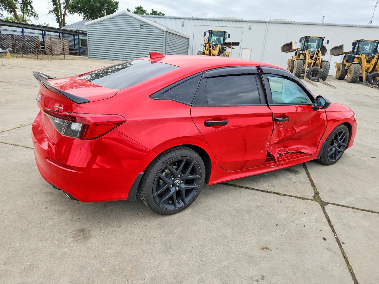 2024 Honda Civic Sport Red vin: 2HGFE2F59RH575010
