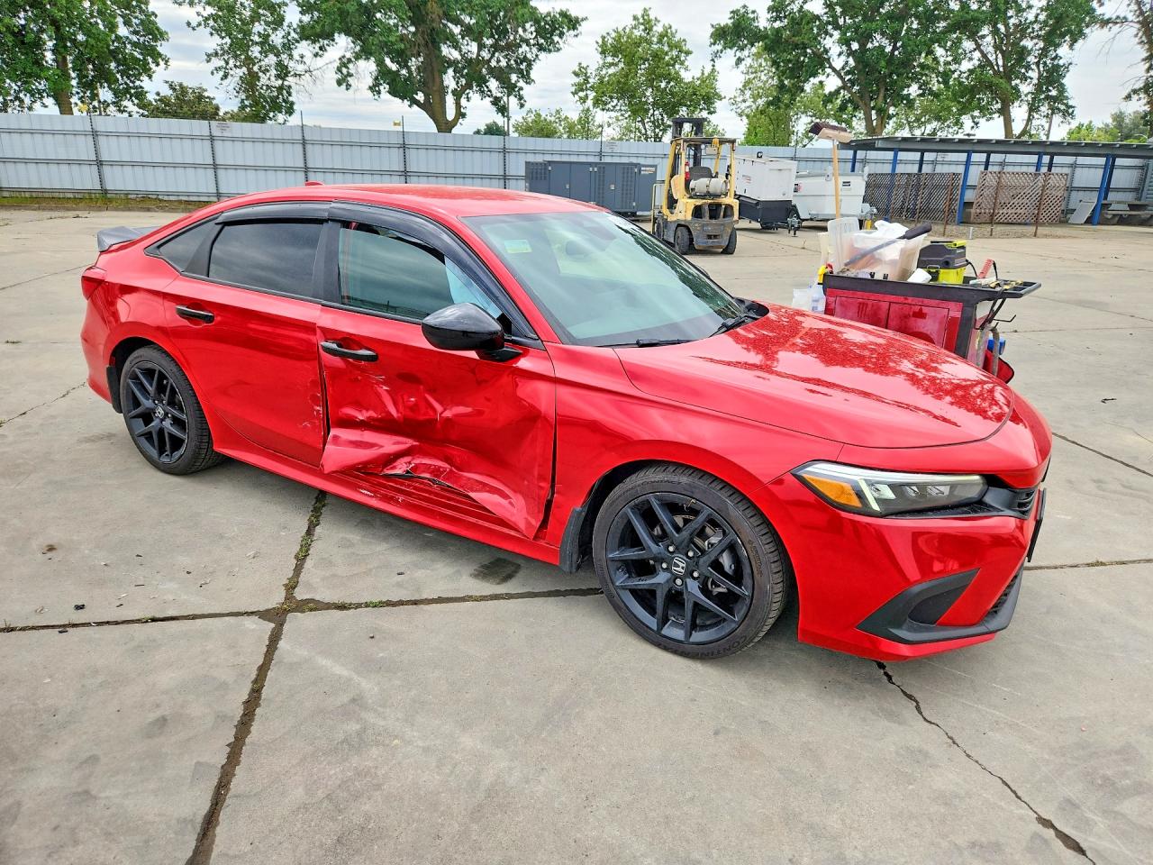 2024 Honda Civic Sport Red vin: 2HGFE2F59RH575010