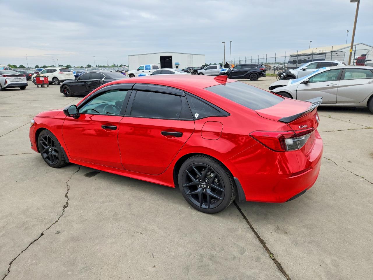 2024 Honda Civic Sport Red vin: 2HGFE2F59RH575010