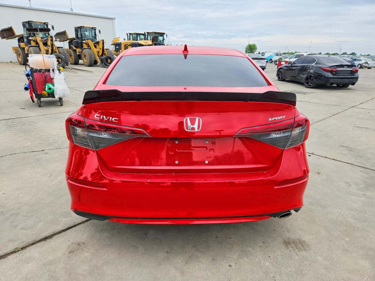 2024 Honda Civic Sport Red vin: 2HGFE2F59RH575010