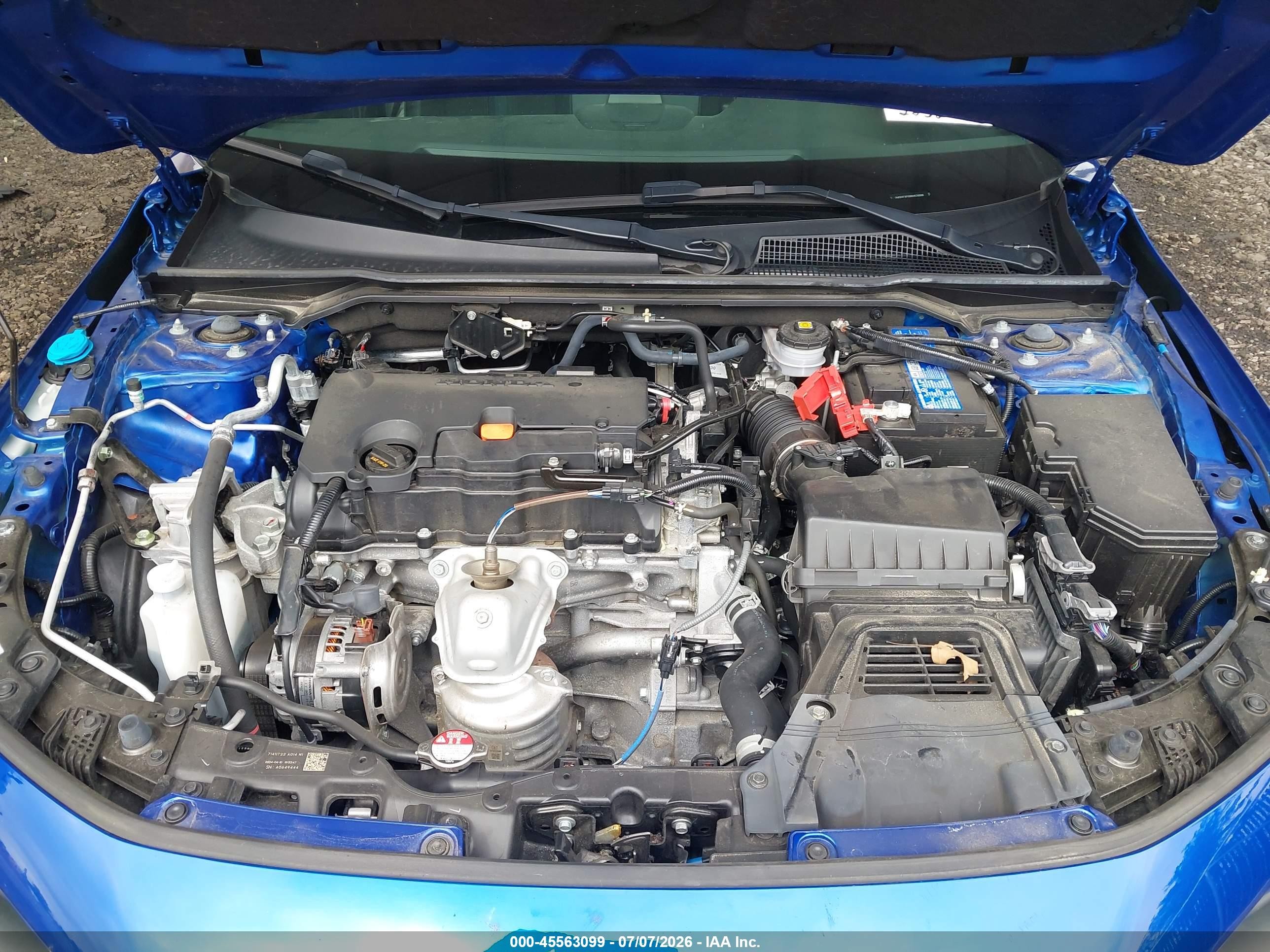 2024 Honda Civic Sport Dark Blue vin: 2HGFE2F59RH576996