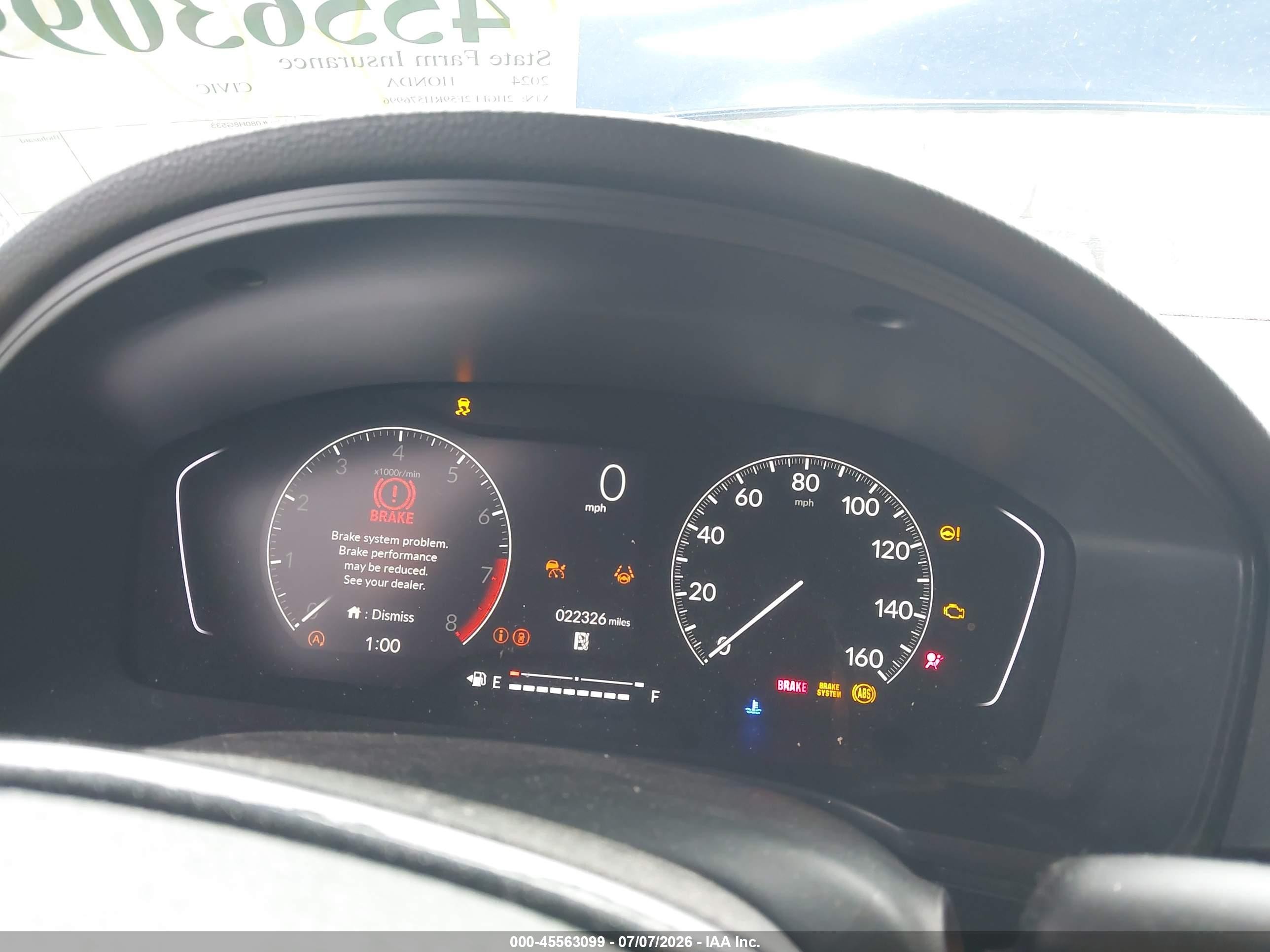 2024 Honda Civic Sport Dark Blue vin: 2HGFE2F59RH576996