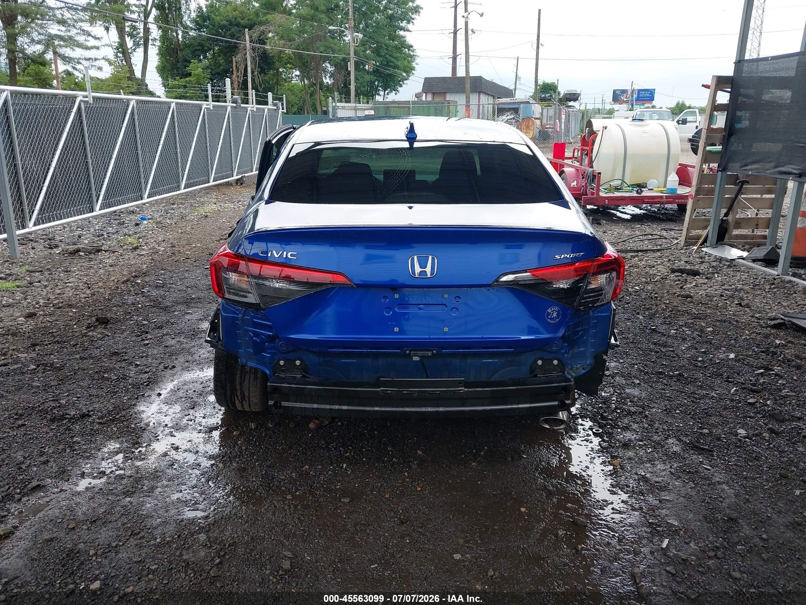 2024 Honda Civic Sport Dark Blue vin: 2HGFE2F59RH576996