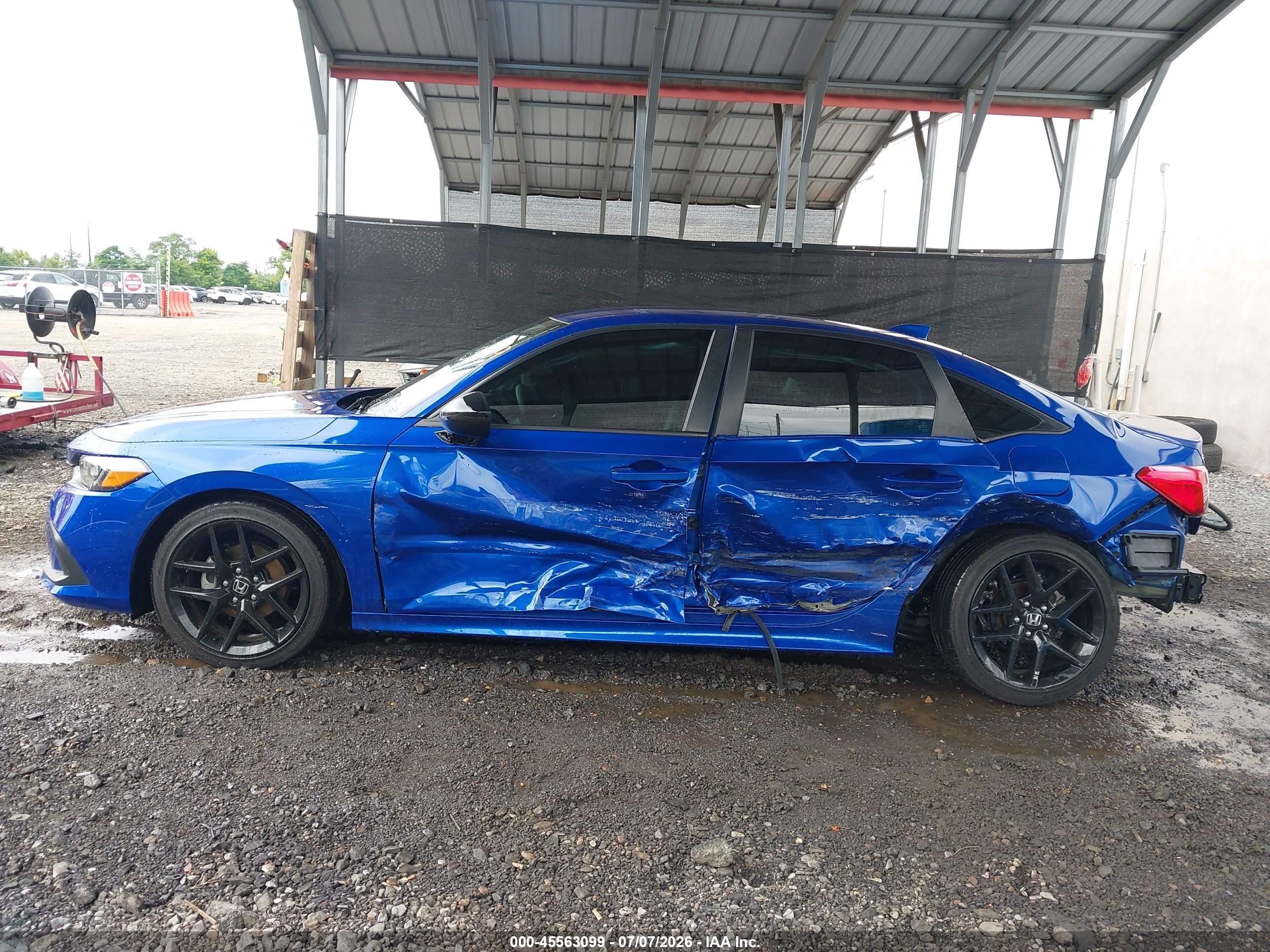 2024 Honda Civic Sport Dark Blue vin: 2HGFE2F59RH576996