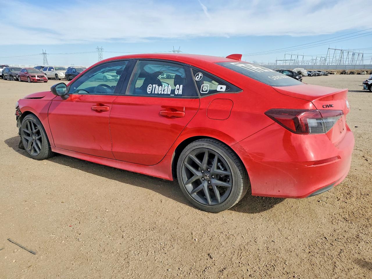 2026 Honda Civic Sport Red vin: 2HGFE2F59TH500296