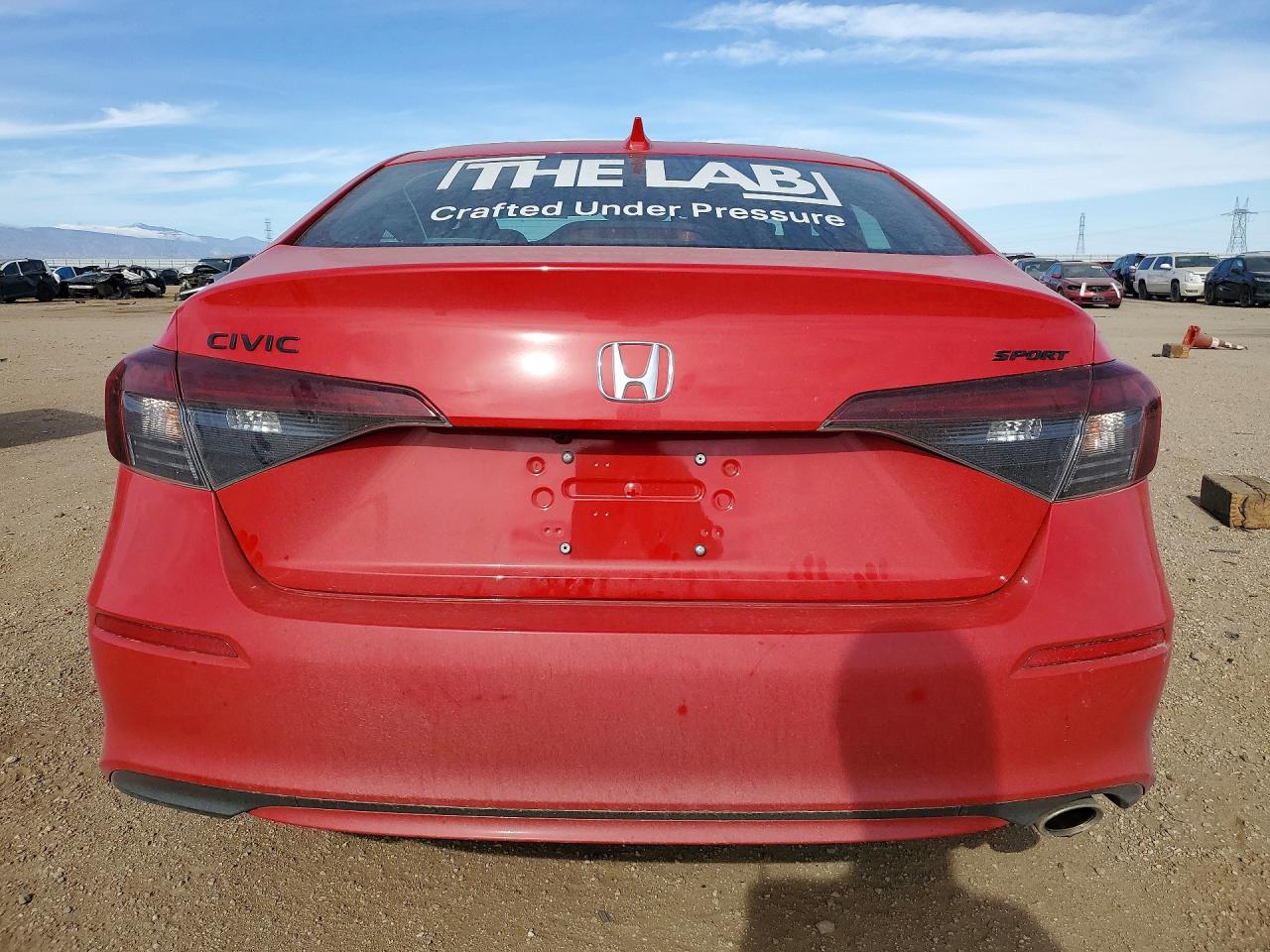 2026 Honda Civic Sport Red vin: 2HGFE2F59TH500296