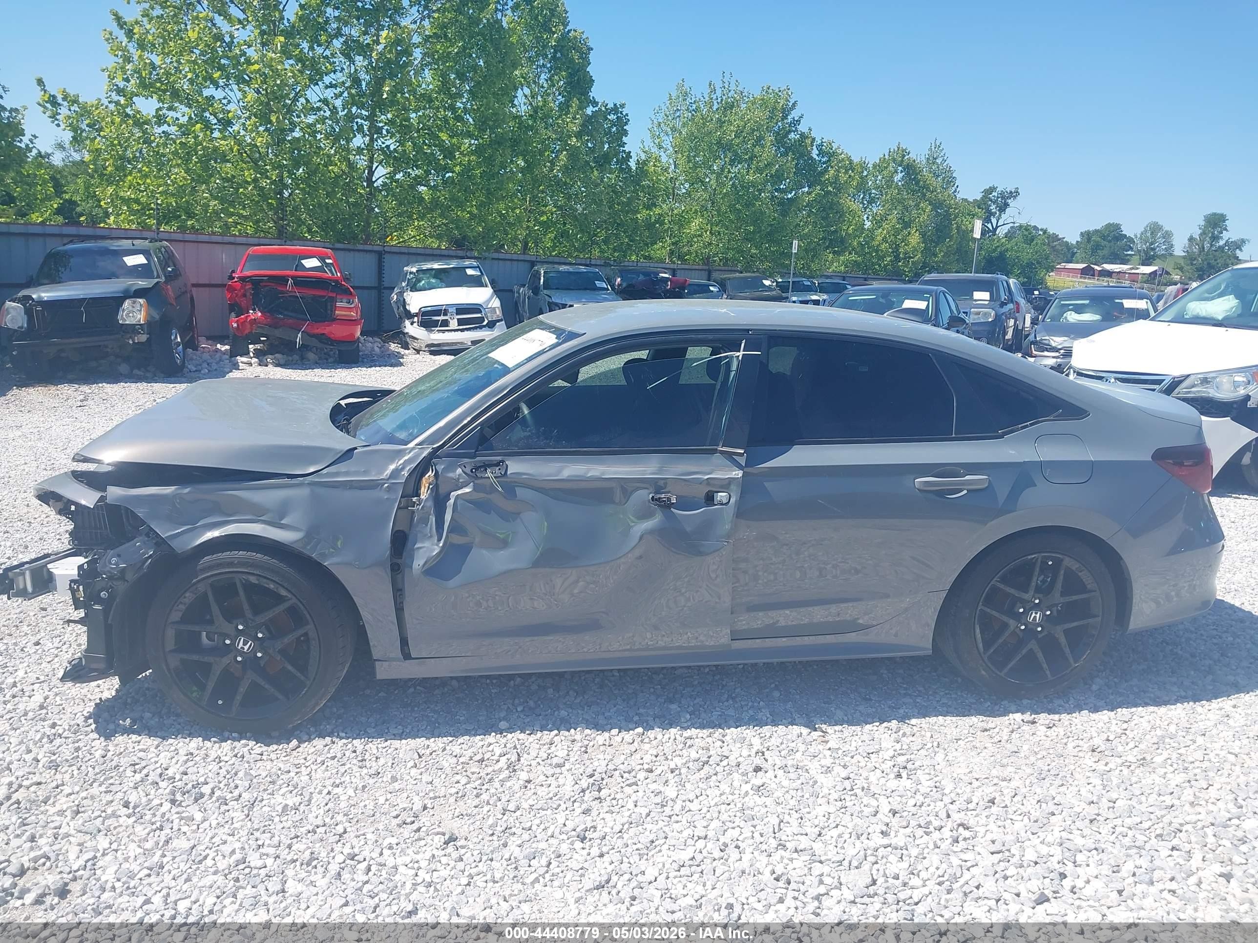 2026 Honda Civic Sport Gray vin: 2HGFE2F59TH502582