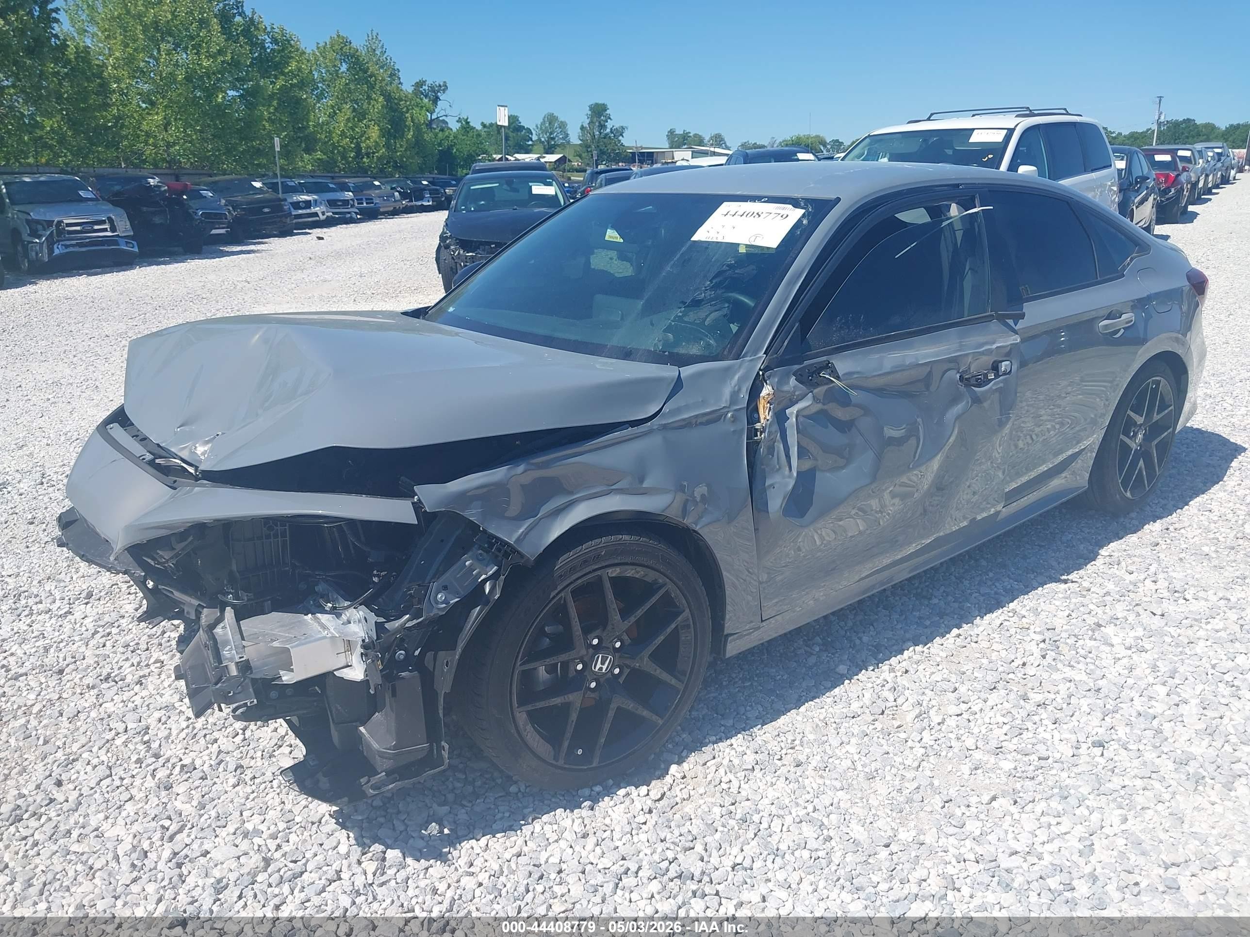 2026 Honda Civic Sport Gray vin: 2HGFE2F59TH502582