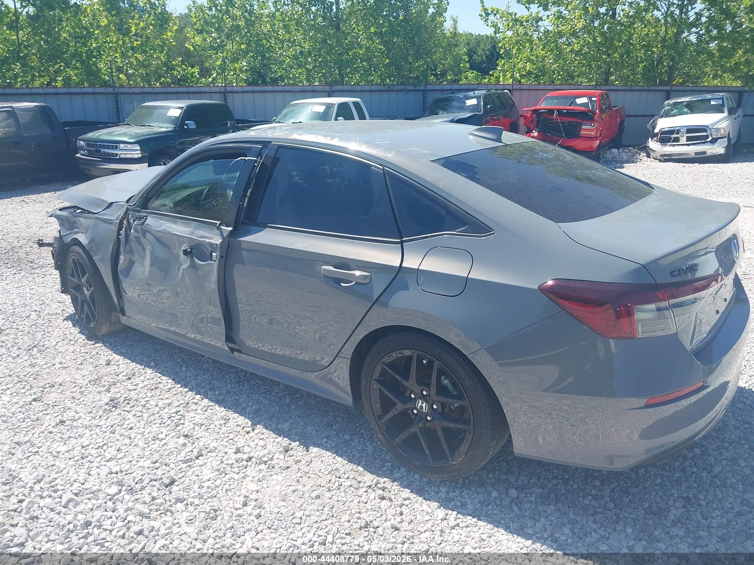 2026 Honda Civic Sport Gray vin: 2HGFE2F59TH502582