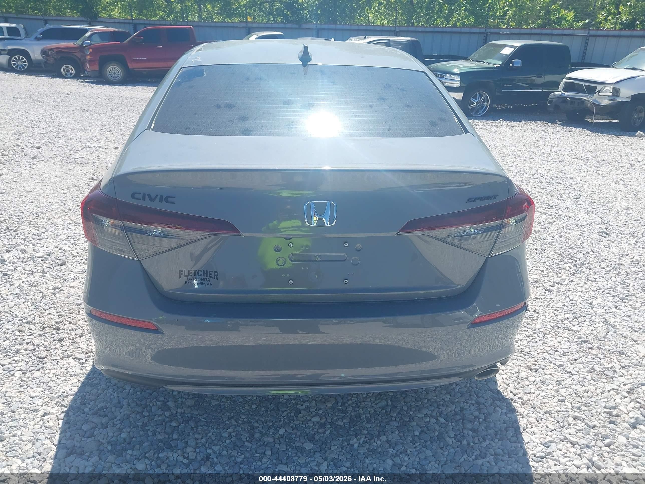 2026 Honda Civic Sport Gray vin: 2HGFE2F59TH502582