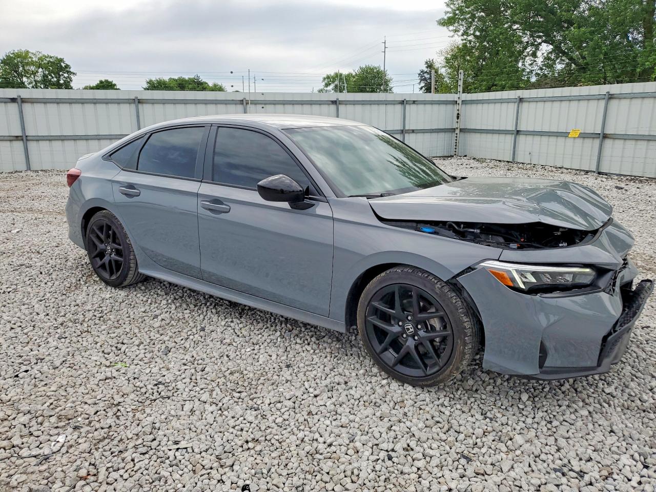 2026 Honda Civic Sport Gray vin: 2HGFE2F59TH519737