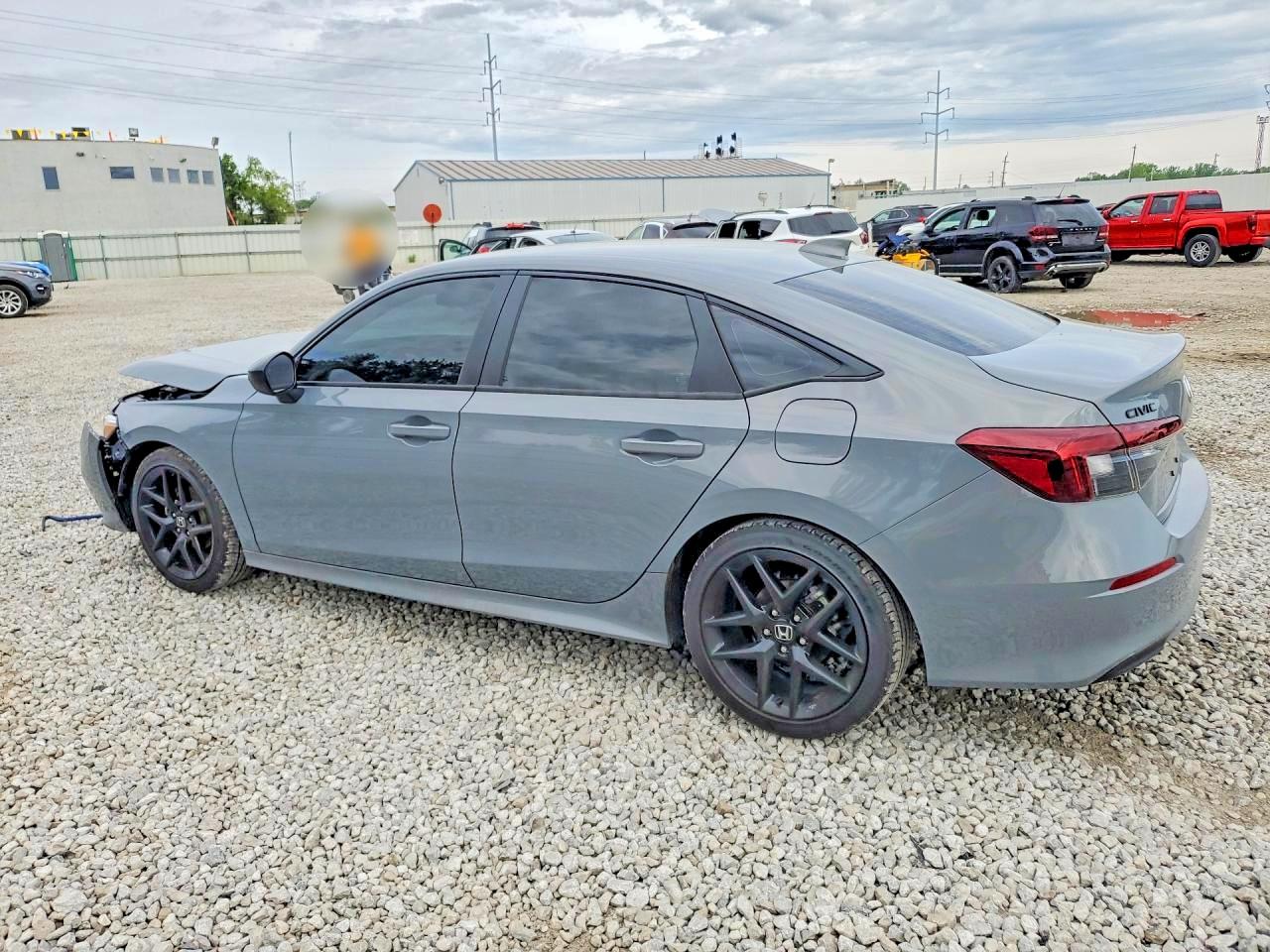 2026 Honda Civic Sport Gray vin: 2HGFE2F59TH519737