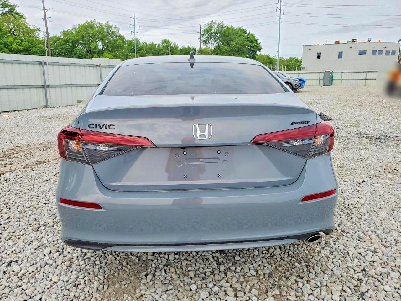 2026 Honda Civic Sport Gray vin: 2HGFE2F59TH519737