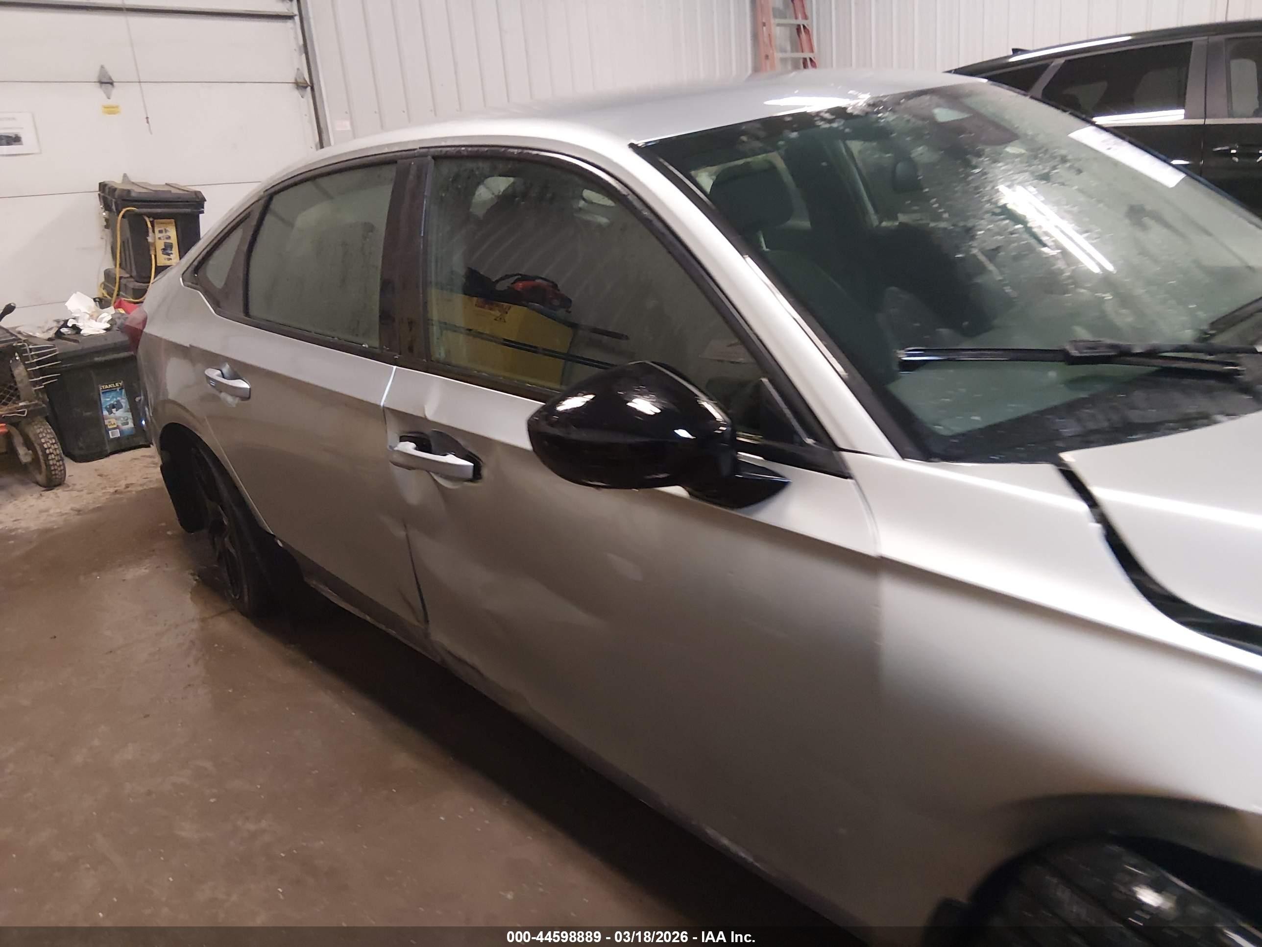 2026 Honda Civic Sport Silver vin: 2HGFE2F59TH529703